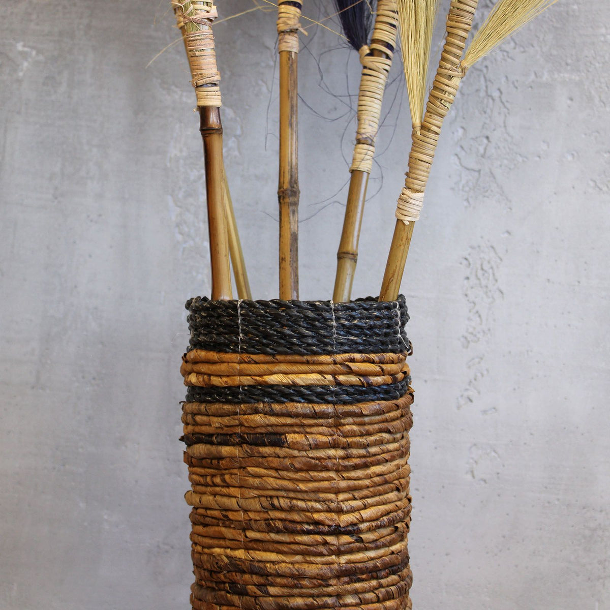 Banana Leaf Vase-Shaped Baskets & Bins, Set of 4