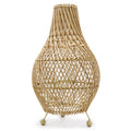 Natural Woven Rattan Table Lamp (39cm) by Nookavela