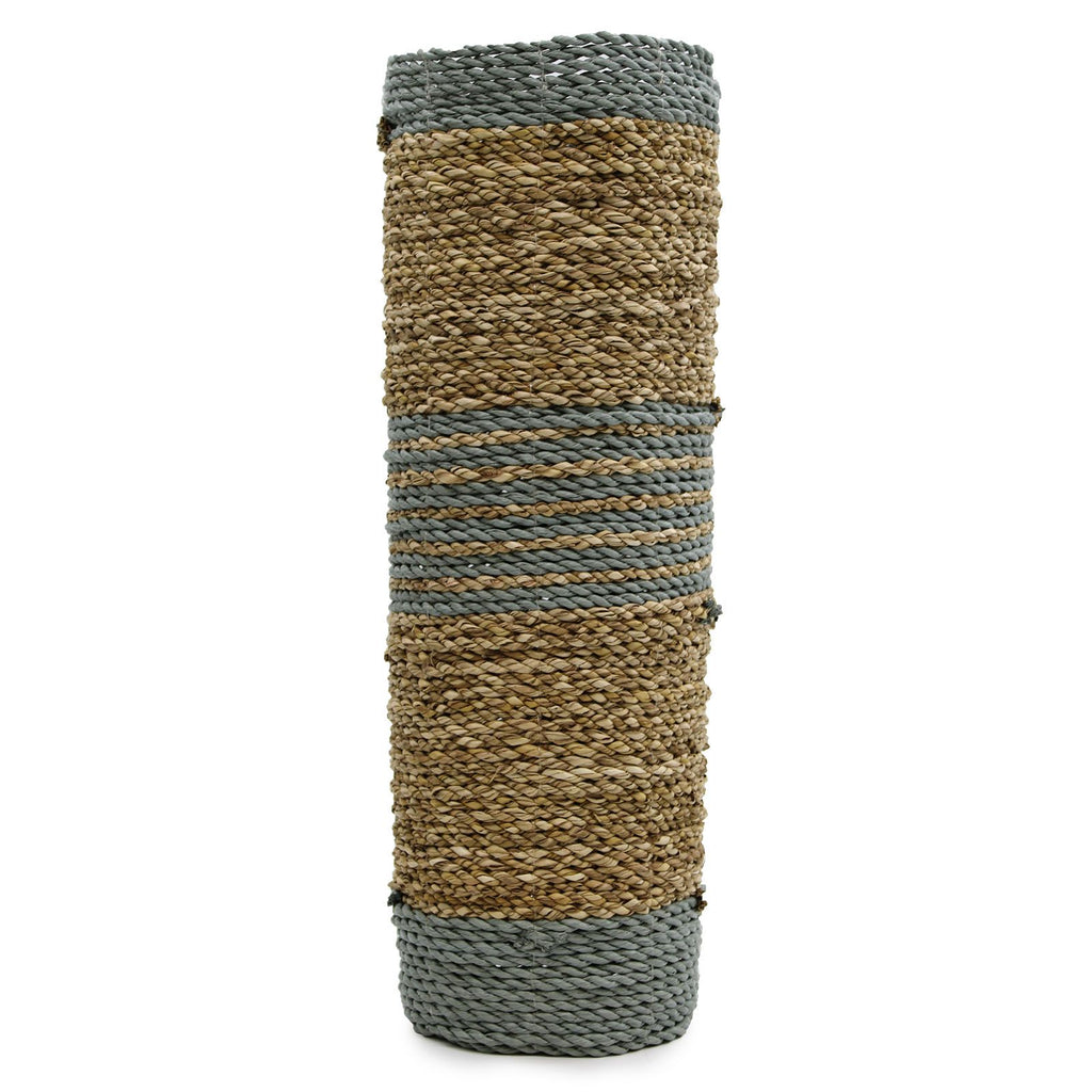 Seagrass & Raffia Vase-Shaped Baskets & Bins, Set of 4
