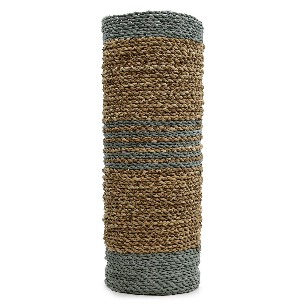 Seagrass & Raffia Vase-Shaped Baskets & Bins, Set of 4