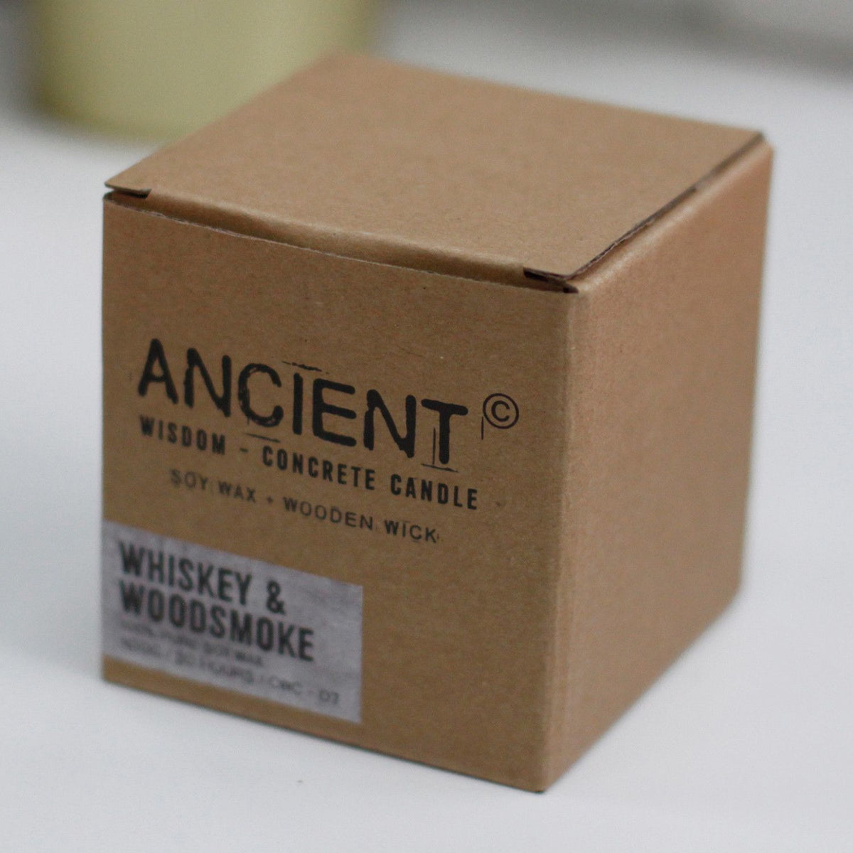 Brandy Butter Wooden Wick Candle