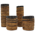 Banana Leaf Vase-Shaped Baskets & Bins, Set of 4