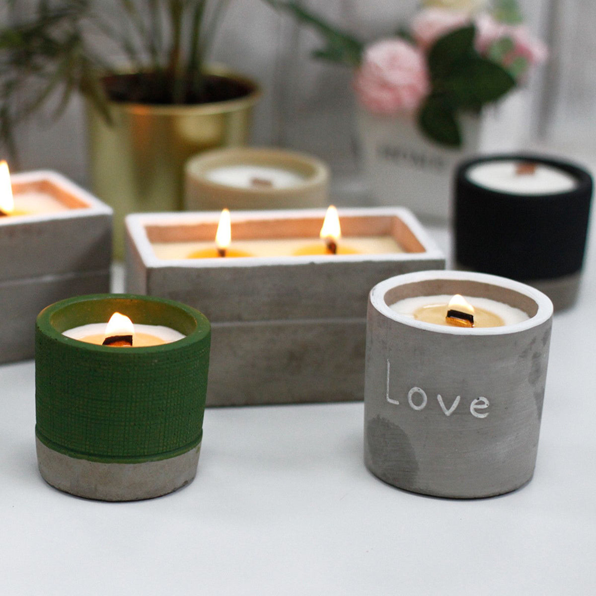 Crushed Vanilla & Orange Wooden Wick Candle
