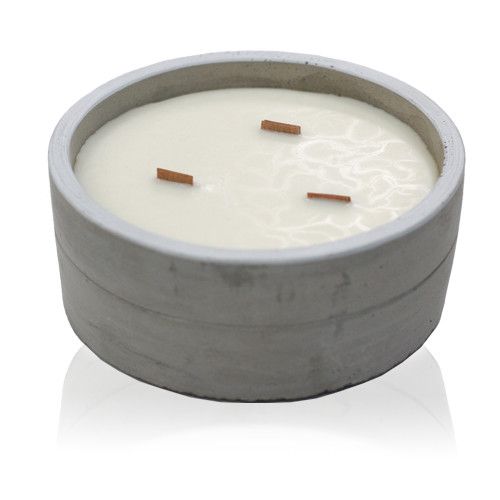 Crushed Vanilla & Orange Wooden Wick Candle
