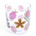 Primavera Floral Glass Candle Holder (8cm) by Nookavela