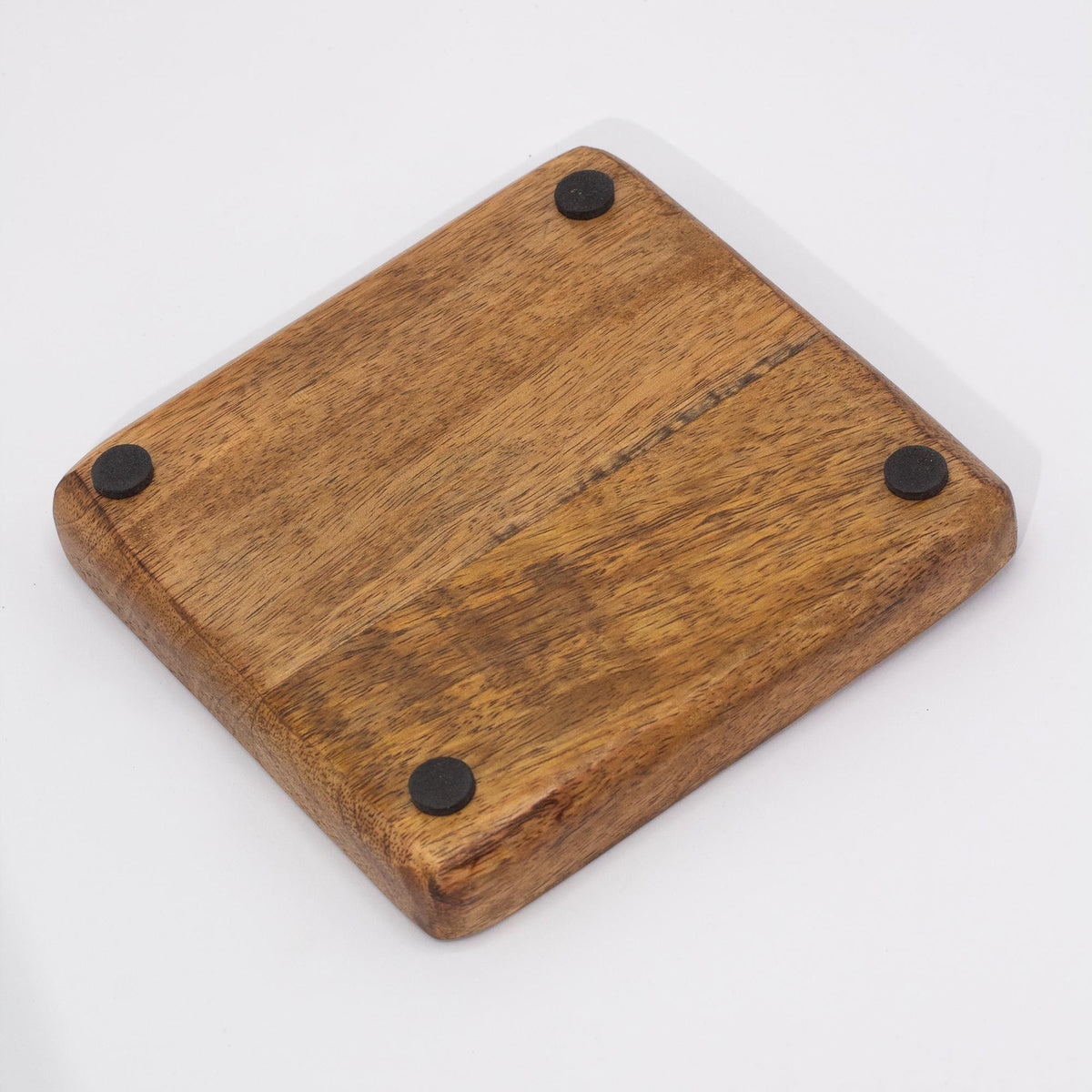 Maroon Mushroom Trinket Tray, Square