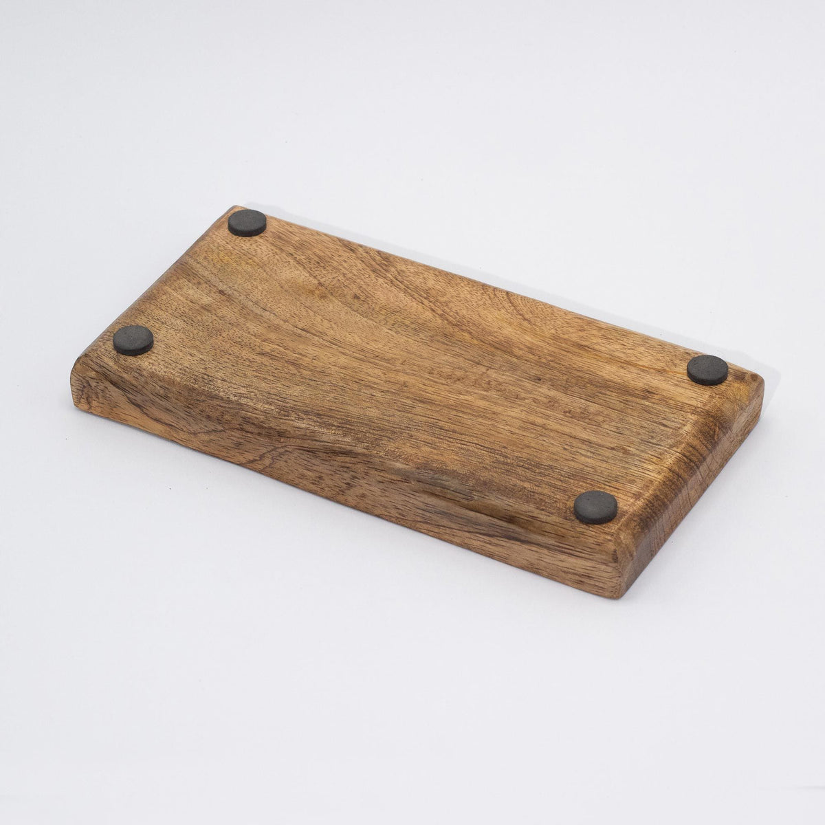 Maroon Mushroom Trinket Tray, Double