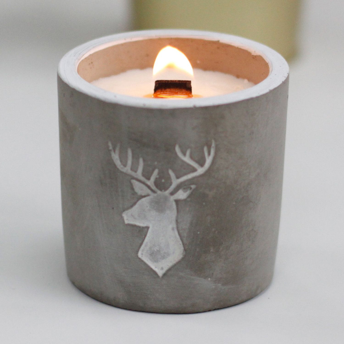 Whiskey & Woodsmoke Wooden Wick Candle