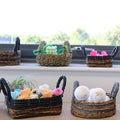 Natural Seagrass Baskets, Set of 2