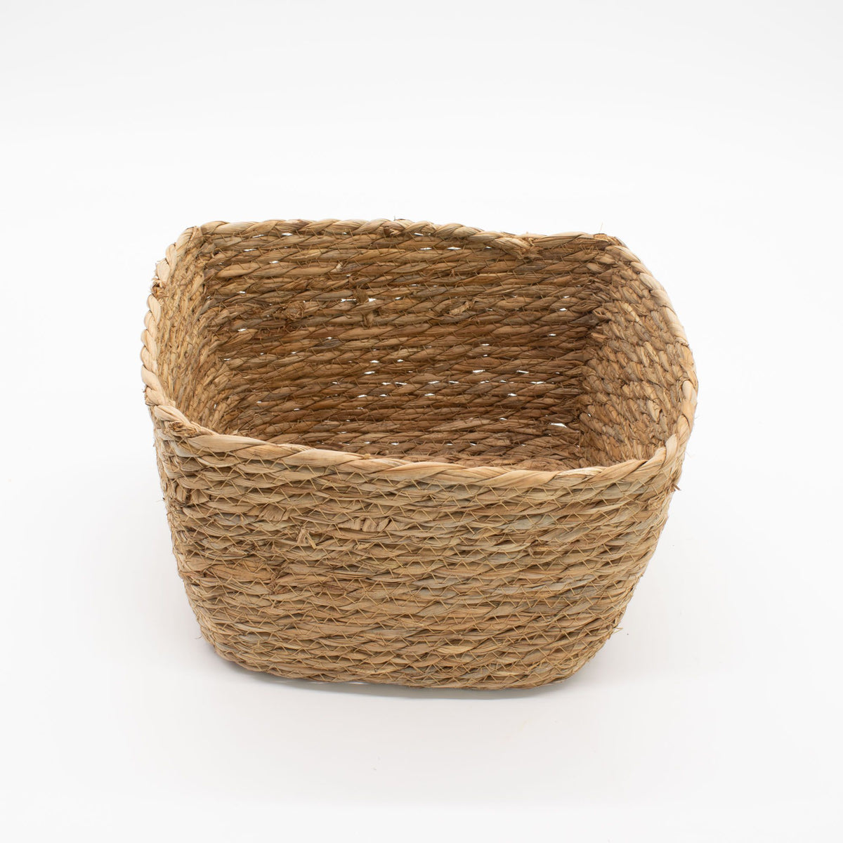 Square Seagrass Baskets, Set of 3