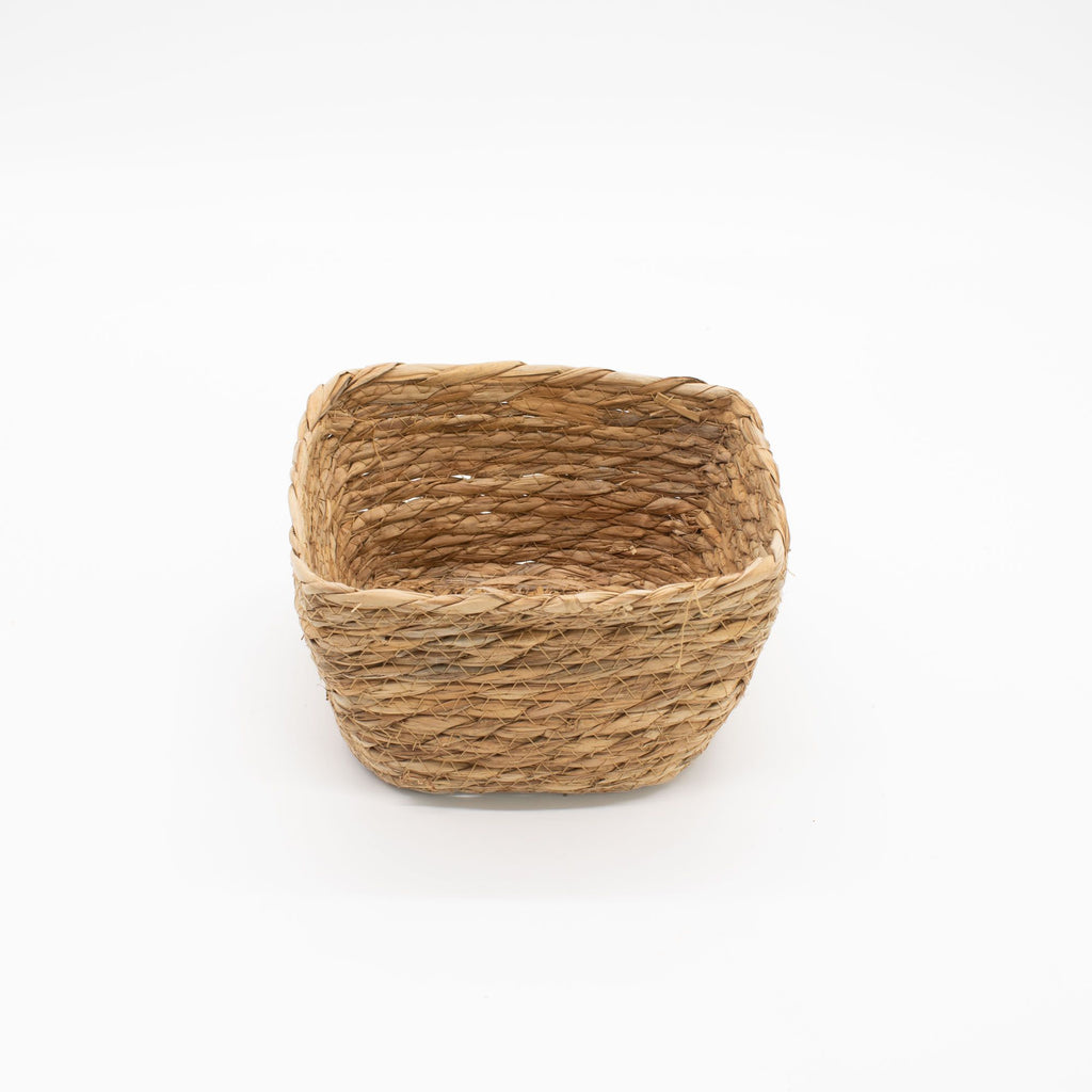 Square Seagrass Baskets, Set of 3