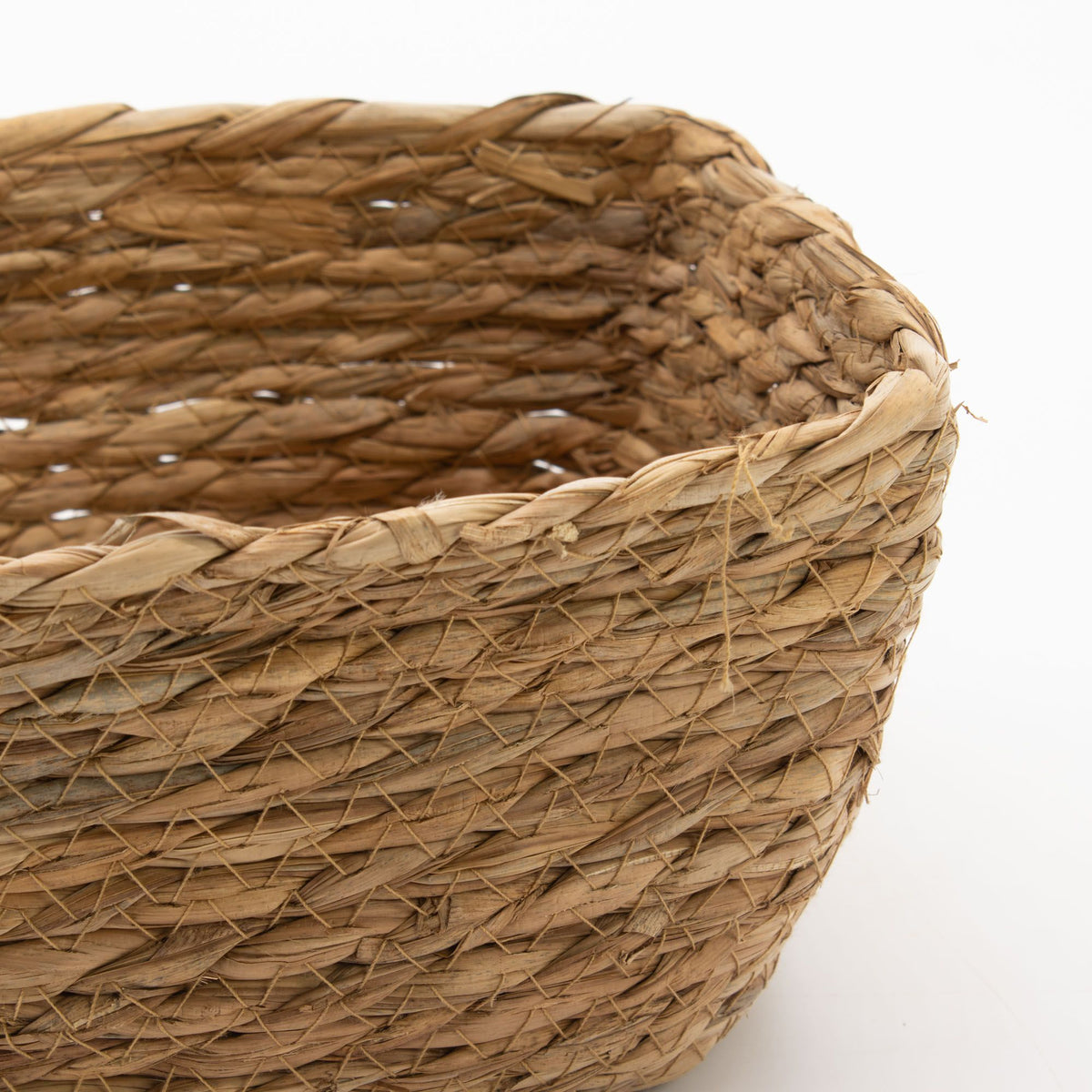 Square Seagrass Baskets, Set of 3