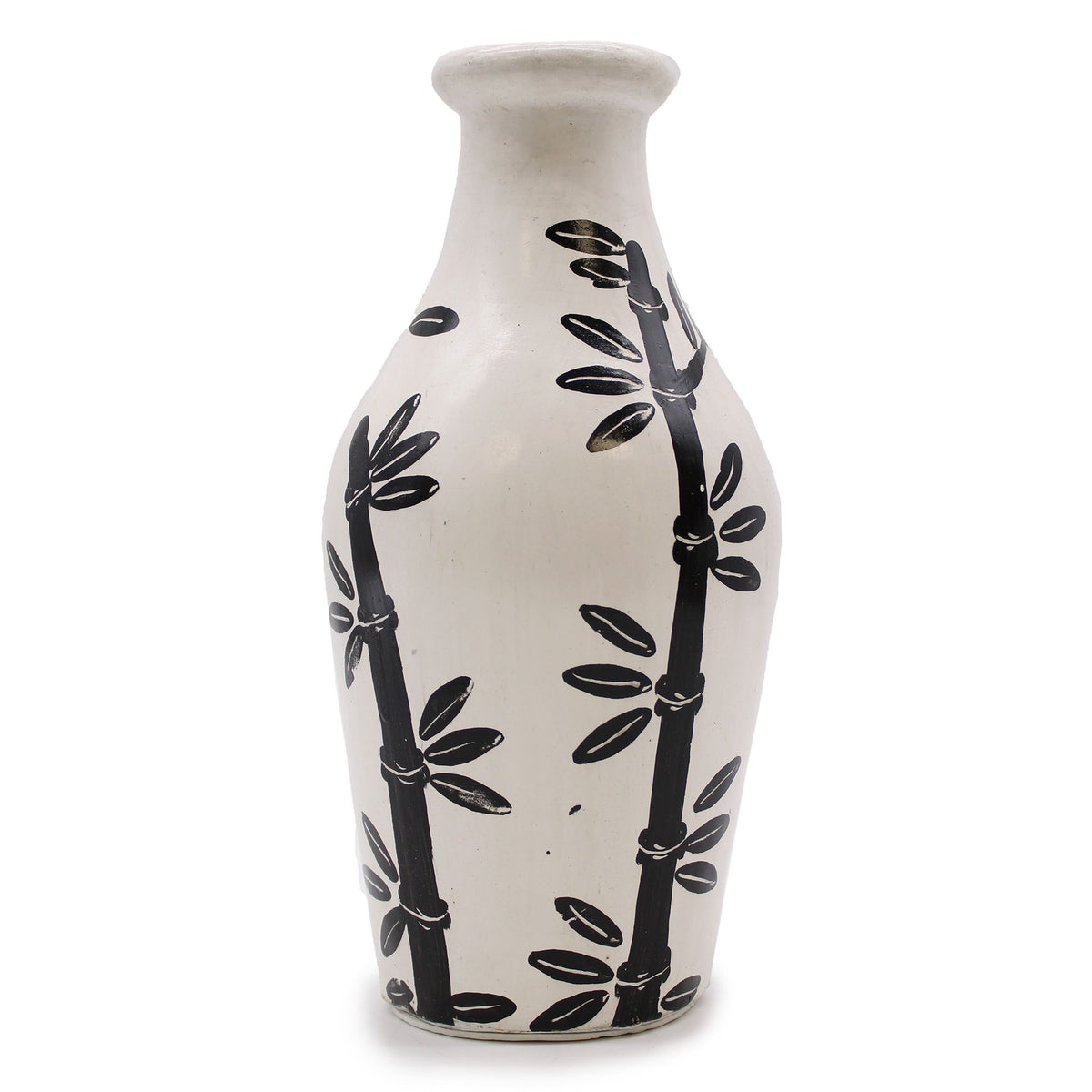 Natural Bamboo Motif Vase