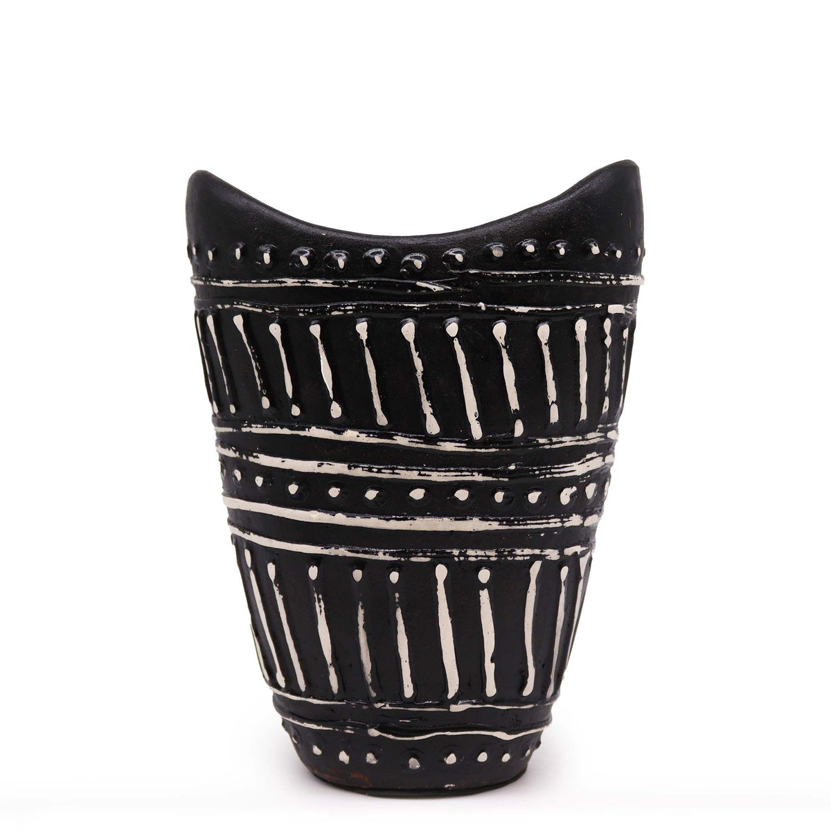 Chocolate Swirl Vase