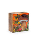 Maroon Mushroom Trinket Box, Small