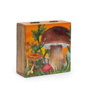 Maroon Mushroom Trinket Box, Medium